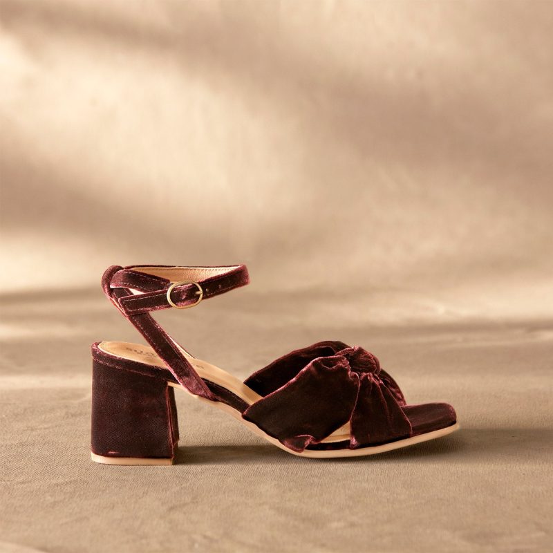 Natasha Velvet Heels