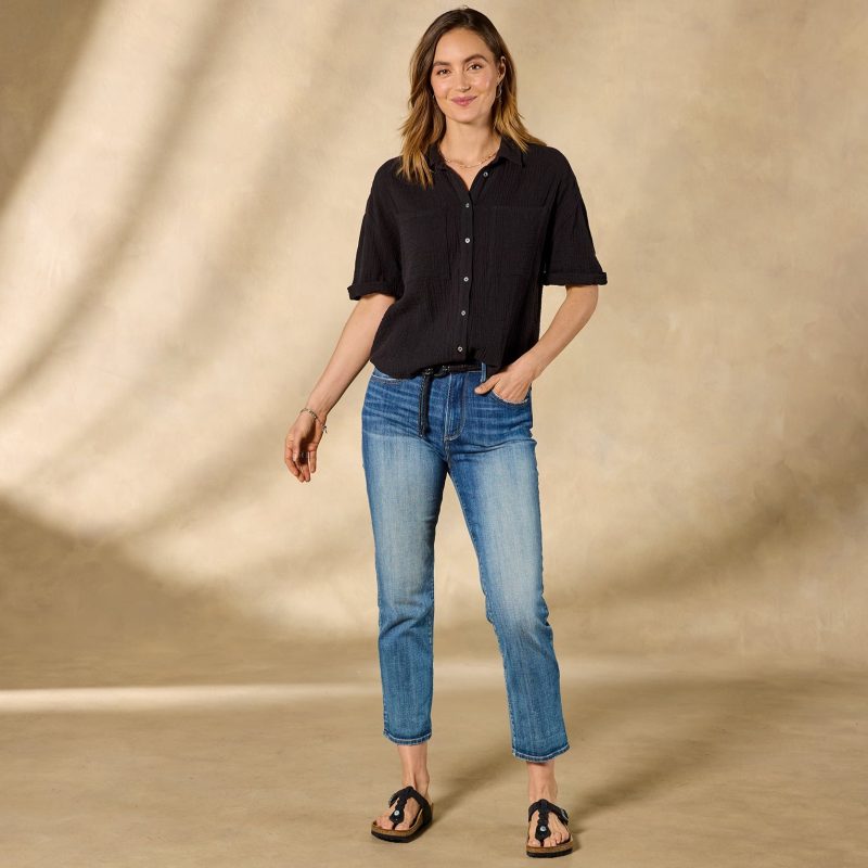 Mona Gauze Camp Shirt