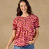 Lodi Printed Top. Petite