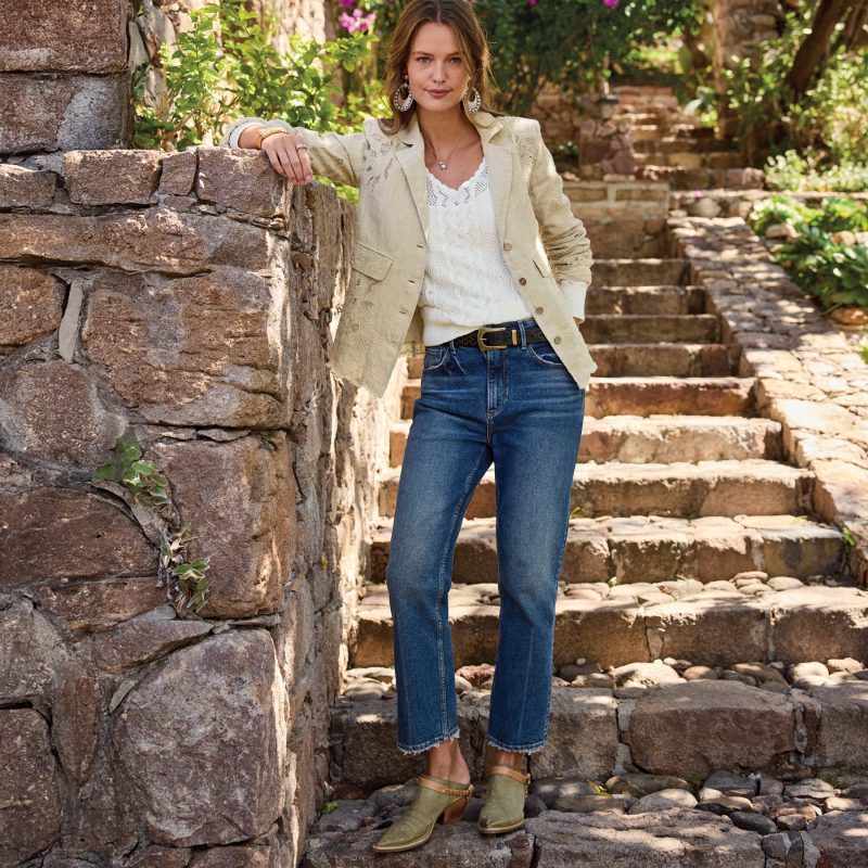 Teresa Lace Jacket. Petite