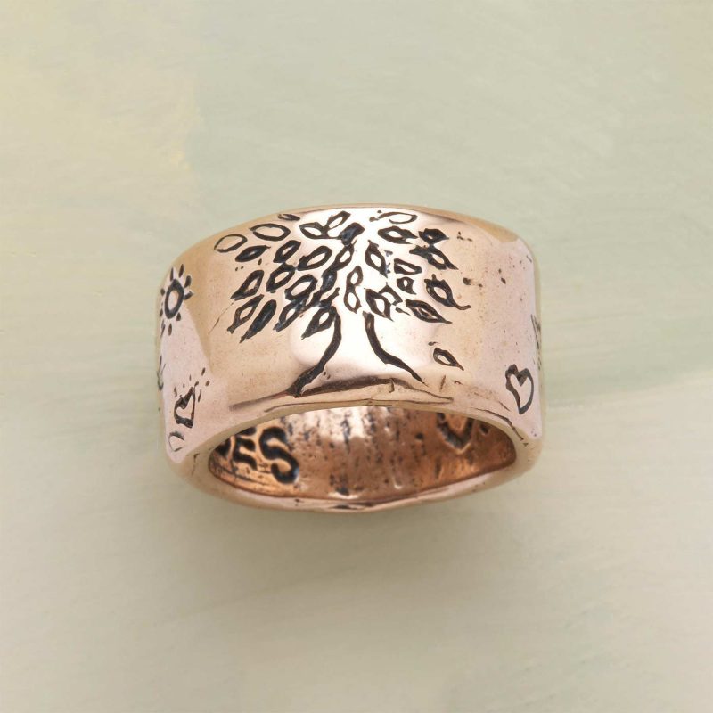Rose Gold Strength Ring